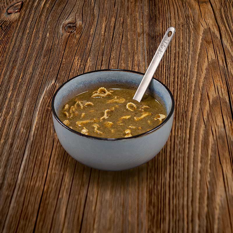 zupa krem grzybowa z gorgonzolą i makaronem