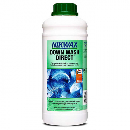 Środek piorący do puchu nikwax down wash direct o pojemności 1000ml