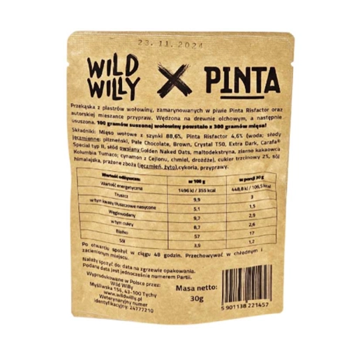Wild Willy x Pinta Risfactor Beef